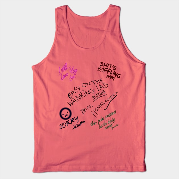 the boys hughie broken hand art Tank Top by nowsadmahi